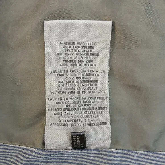 Levi's Olive Green Distressed Utility Rain Jacket EUC - Picture 10 of 10